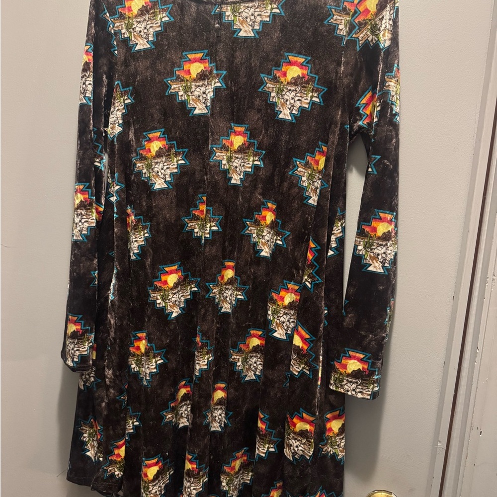 Western suede Women's Dress